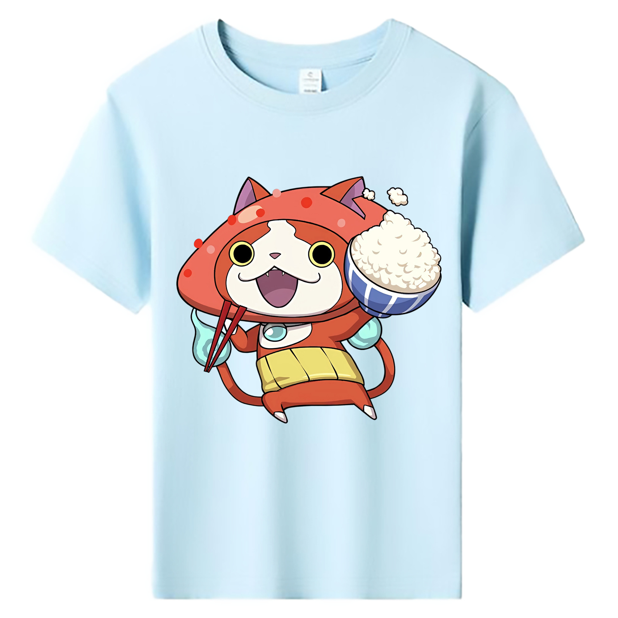 （画像用） 妖怪ウォッチ Yo-kai Watch 綿100％キッズTシャツ（フロントプリント）